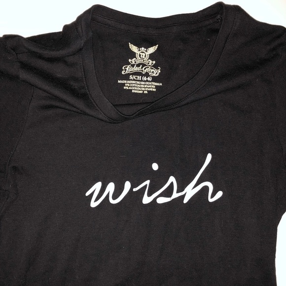 Faded Glory “WISH” Long Sleeve Shirt - Picture 4 of 8
